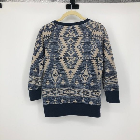 Denim&Supply Ralph Lauren blue Aztec print jumper - Picture 11 of 14